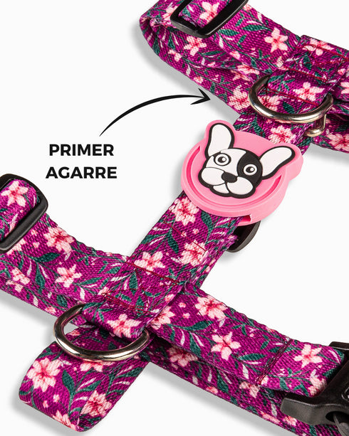 Pretal Doble Agarre Cerezo + Guía PDF "La Magia del Paseo Diario" de REGALO